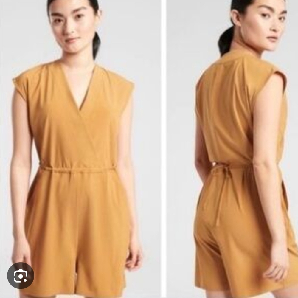 Athleta Mustard Jumpsuit
